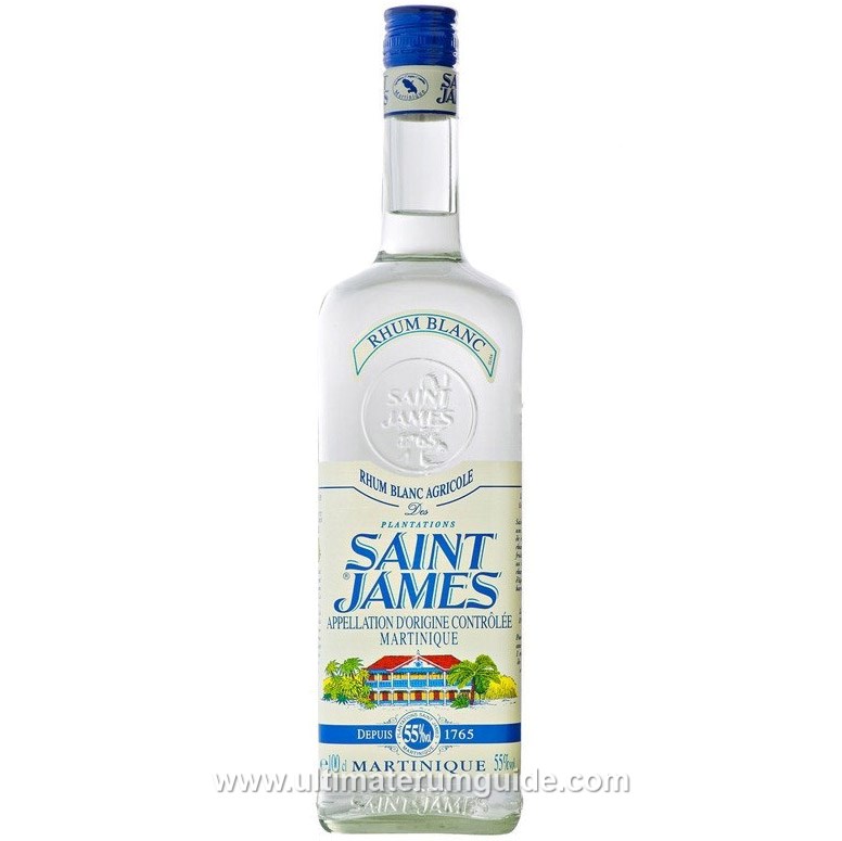 Saint James Rhum Blanc Agricole 55º 1 Litre - Hellowcost